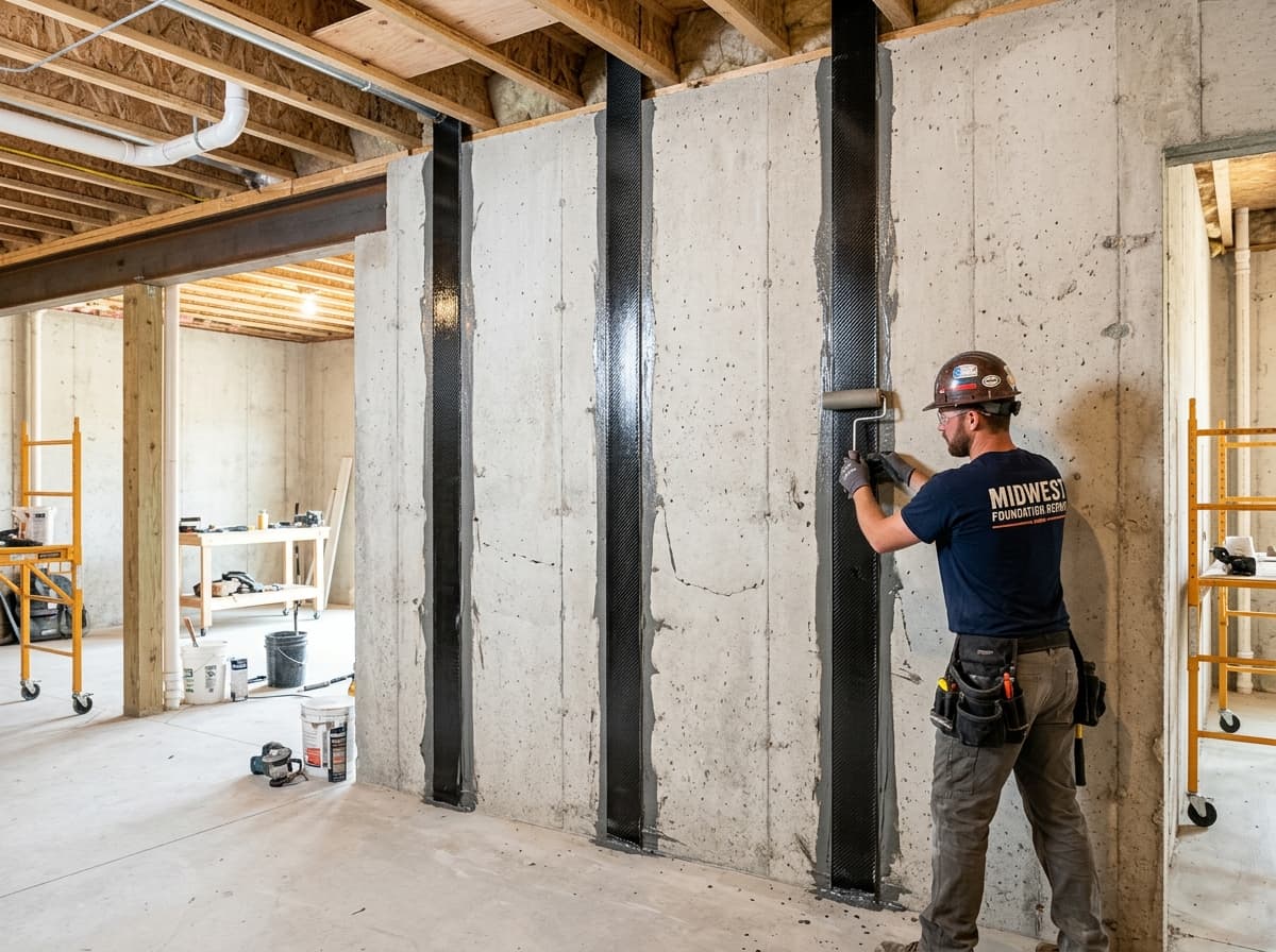 Tecumseh High-Pressure Foundation Crack Repair — diagnostic condition